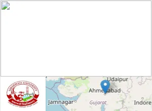 Sabarmati University campus view