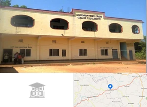 Government First Grade College, Punjalakatte campus view