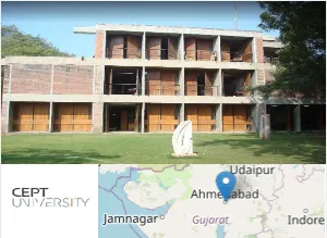 CEPT University campus view