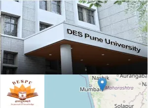 DES Pune University campus view