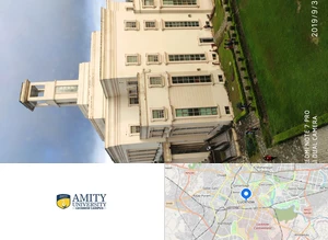 Amity University, Lucknow campus view