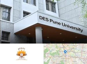 DES Pune University campus view