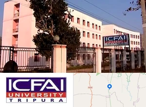 The Institute of Chartered Financial Analysts of India University, Tripura campus view