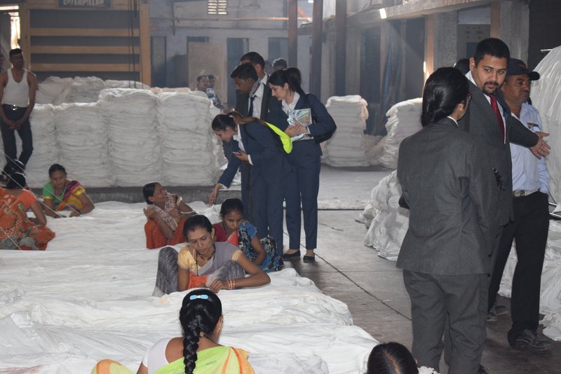 Visit to B Manek Export