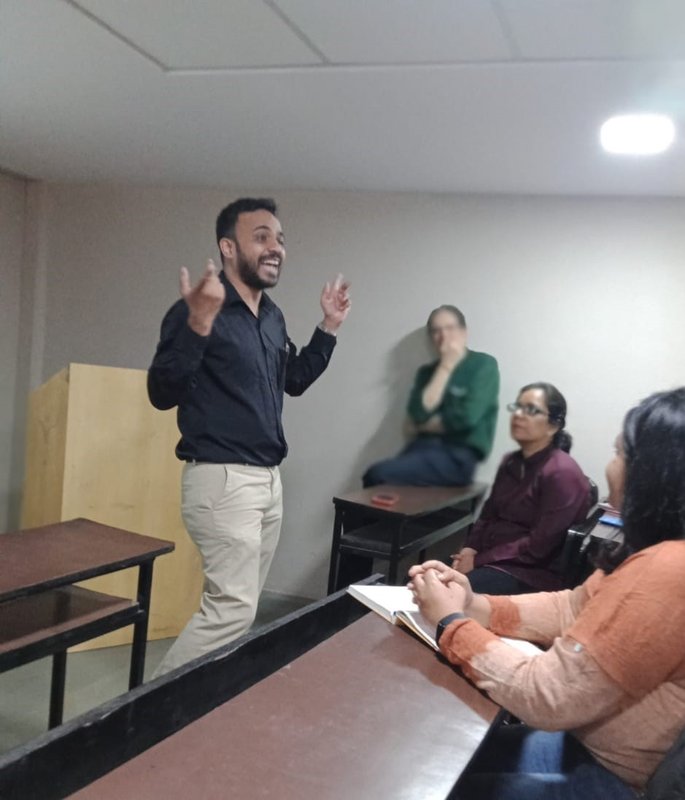 Classroom lecture by faculty