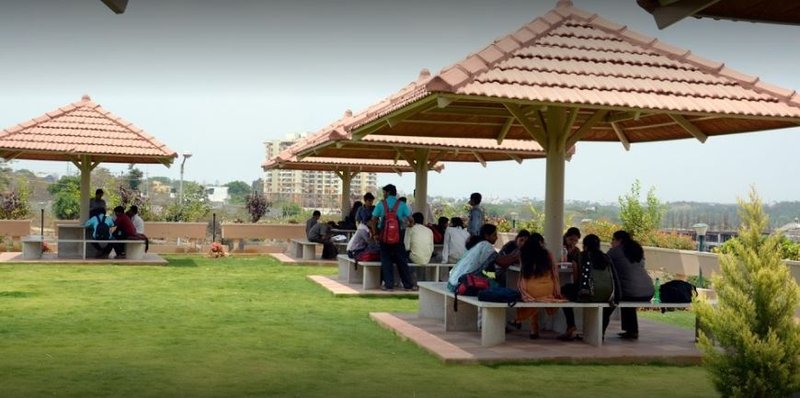 Sitting area for students