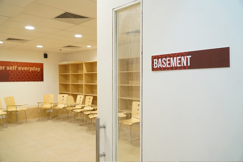 Inside view of Campus Building