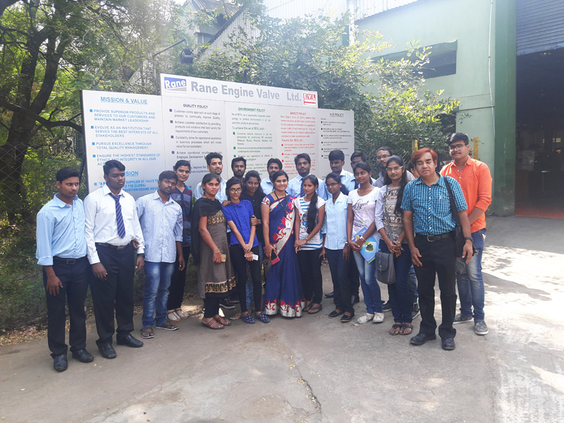 Industrial Visit to Rane Engine Valves Ltd