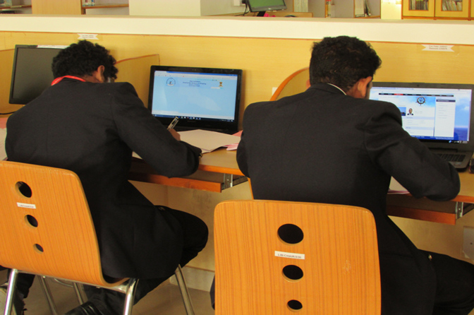 Library Reading Section