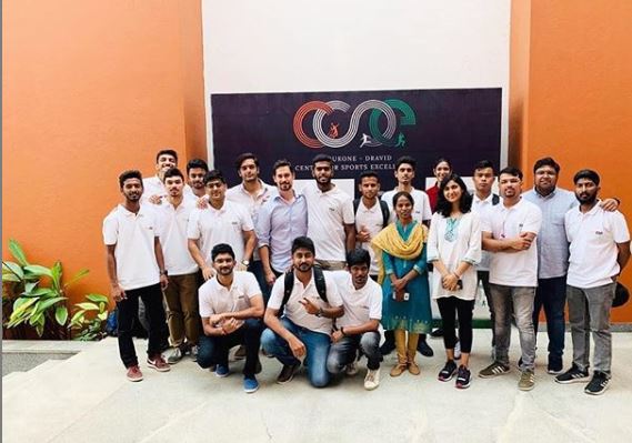 Visit to padukone dravid center for sports