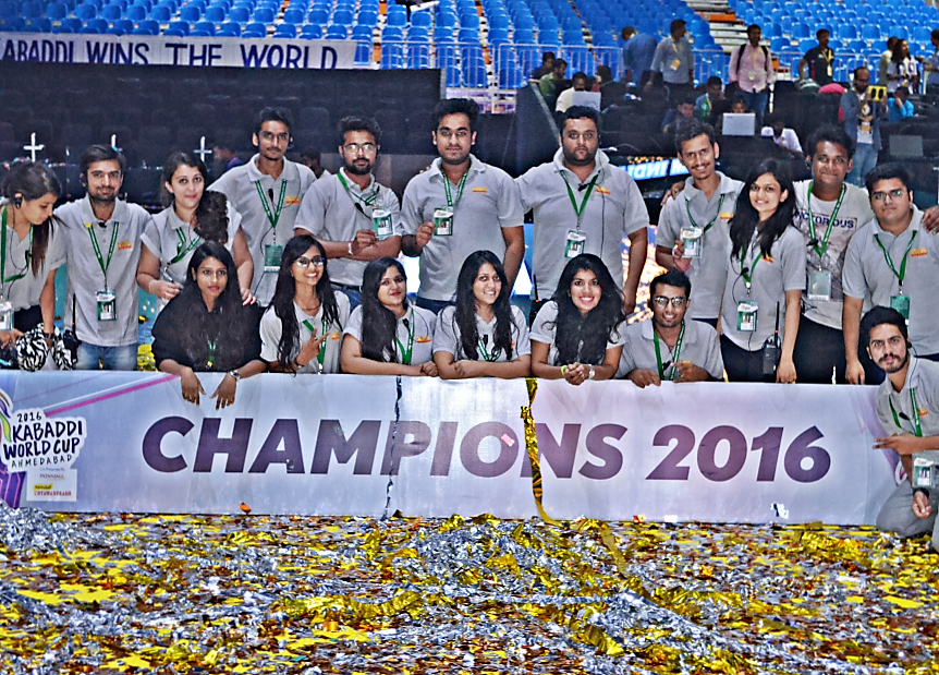 Students at Pro Kabaddi