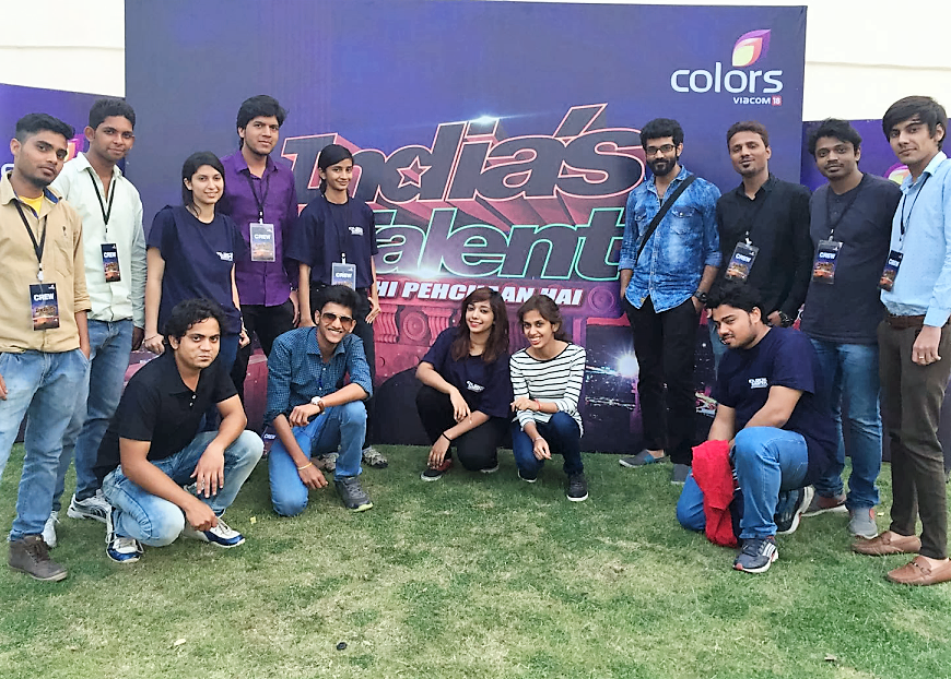 Students at India's Got Talent