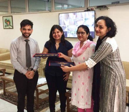 Collaboration with DAV College for Women