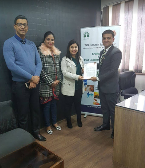 Signing MoU with Taj