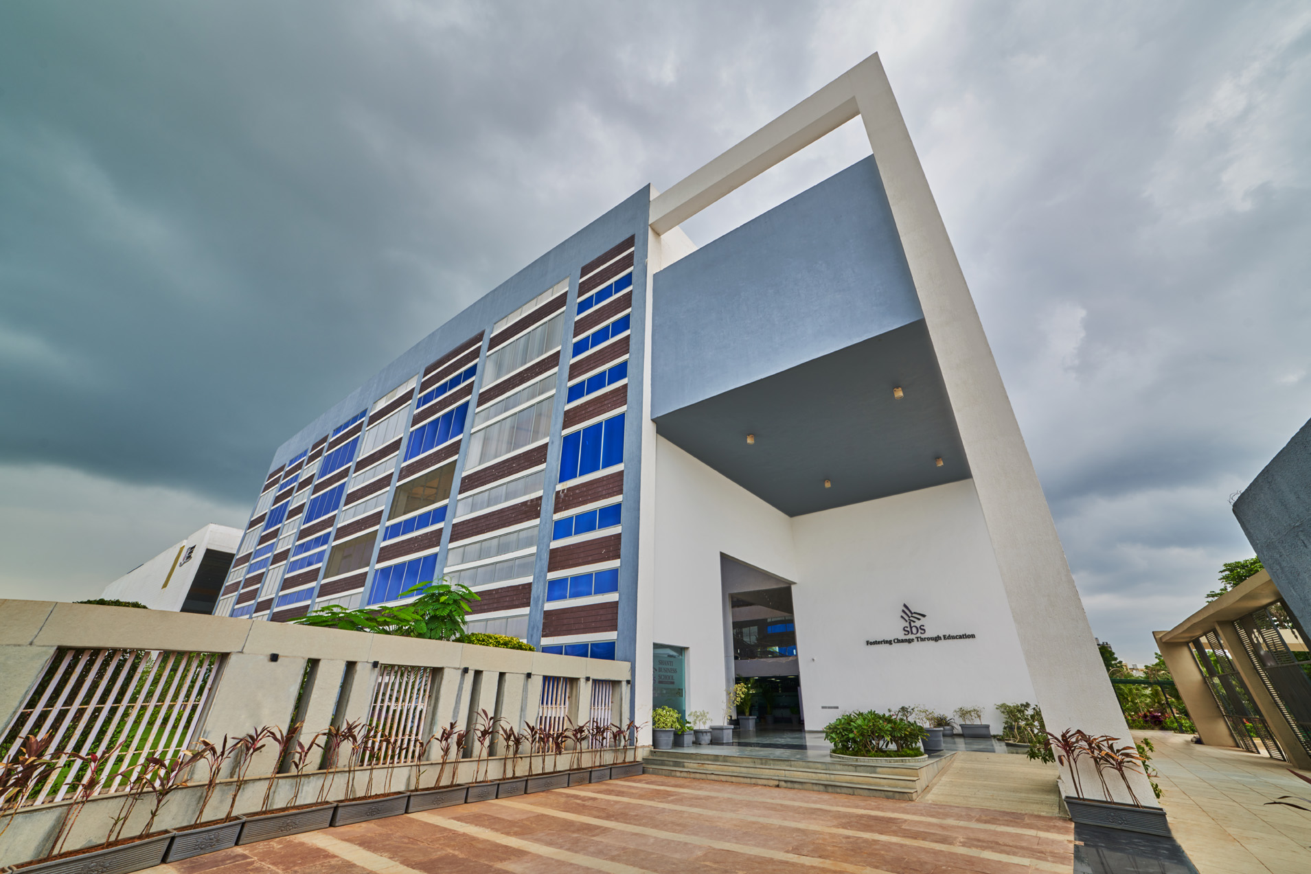 Campus Building Panorama View