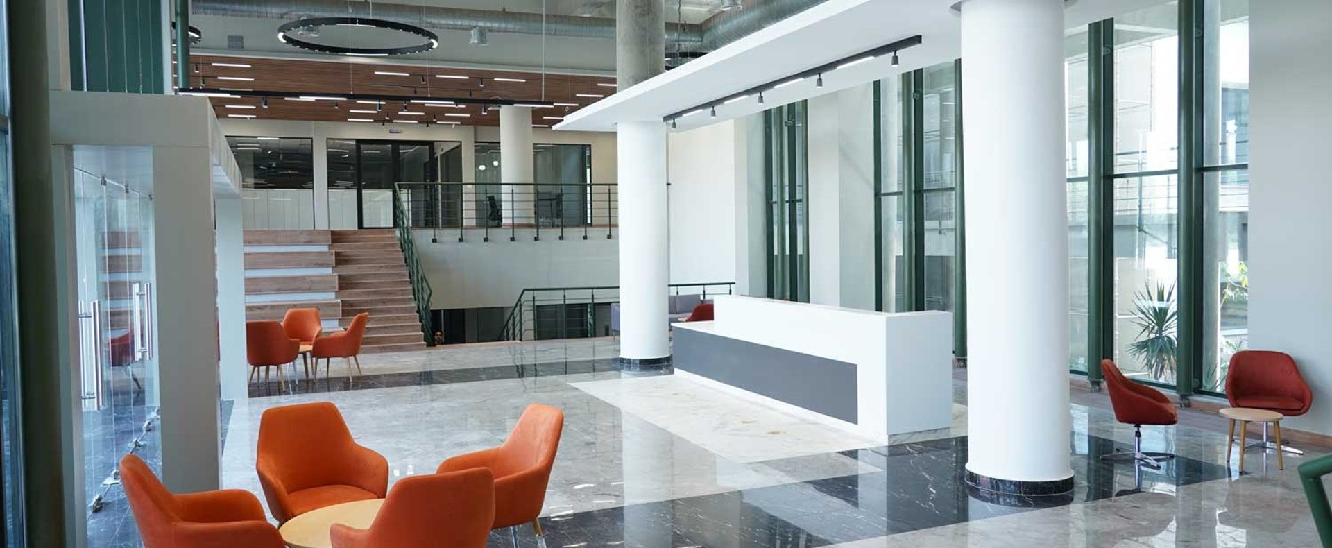 Reception area