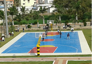 Basketball court