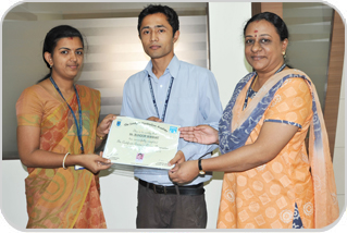 Awarding of Certificates to Optometry Students