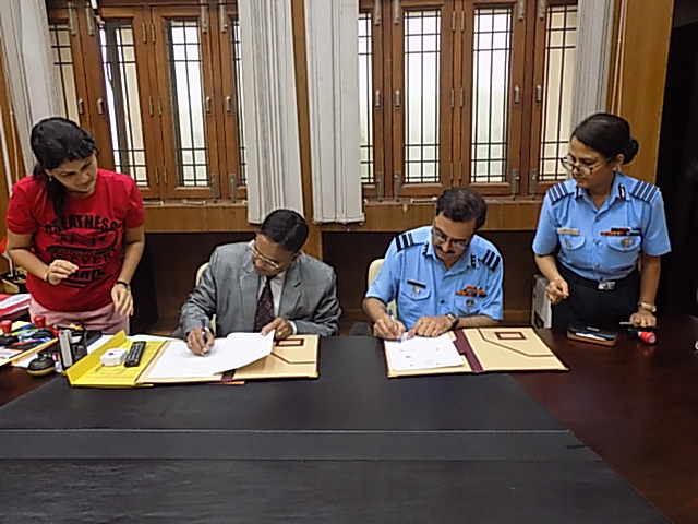 MoU with Indian Air Force