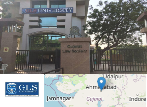 GLS University, Ahmedabad campus view