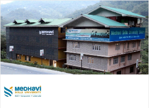 Medhavi Skills University, Sikkim campus view Medhavi Skills University, Sikkim campus view